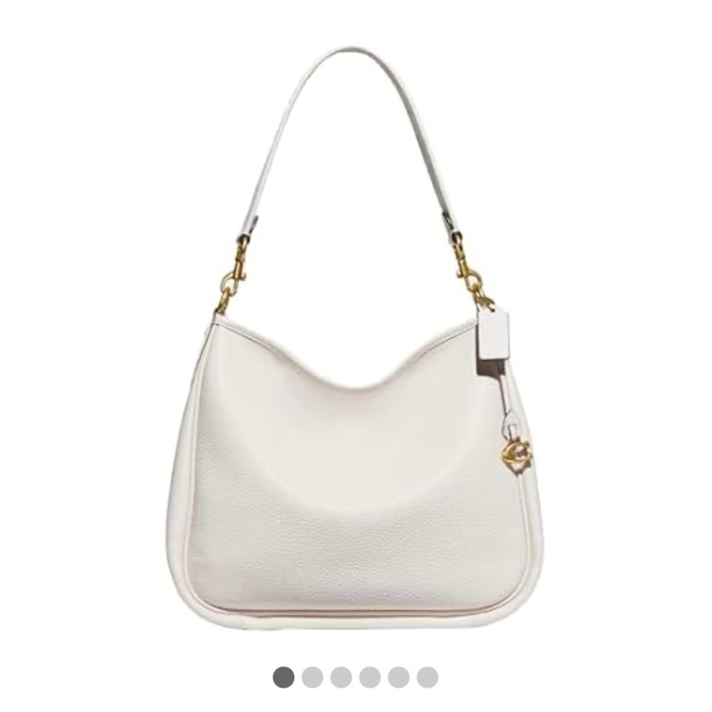Coach White Leather Shoulder Bag